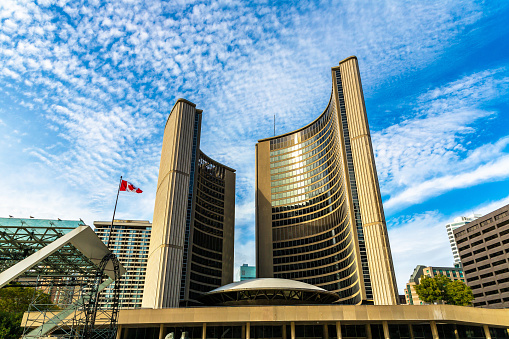 Toronto City Hall in a sunny day, Ontario, Canada