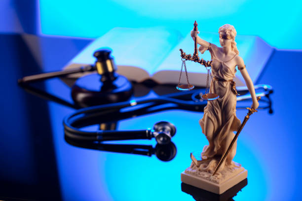 Medical law concept. stock photo