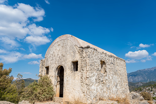 Its old name is Levissi Village. It was one of the ancient cities of the Lycian Civilization and its name was \