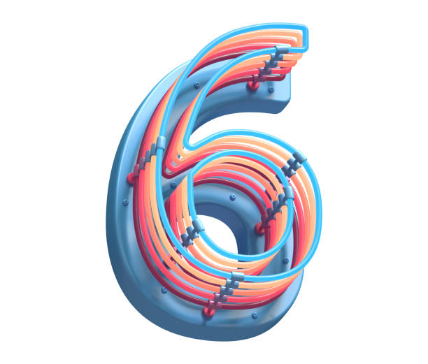 istock Toy plastic colorful neon font. 1341506654