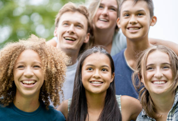 istock Multi-Ethnic High School Students Outdoor Portrait 1341510608