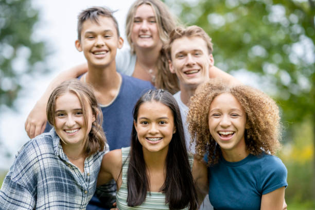 istock Multi-Ethnic High School Students Outdoor Portrait 1341510623