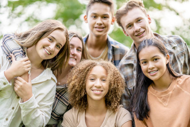 istock Casual Multi-Ethnic Teen Portrait 1341510680