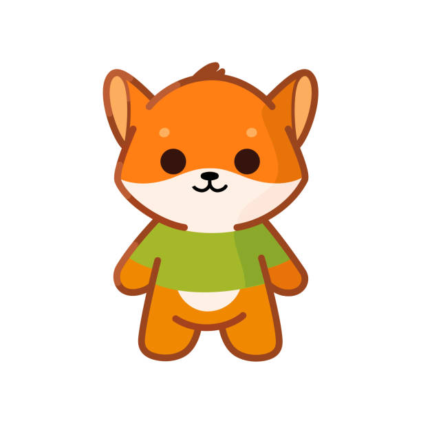 Baby Fox White Background Illustrations, Royalty-Free Vector Graphics &  Clip Art - iStock