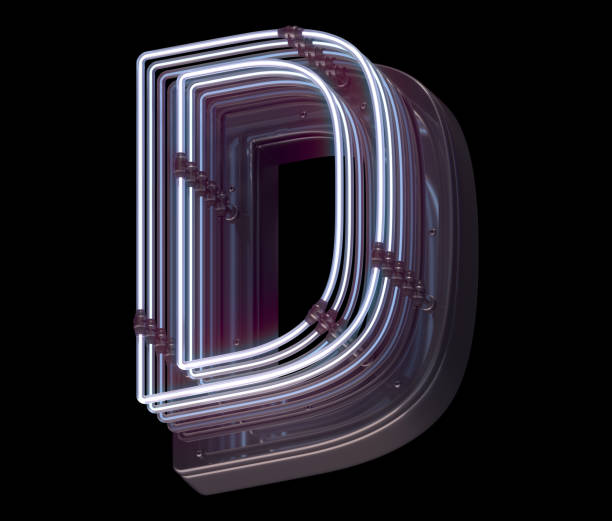 istock Triple fading neon font. 1341513609