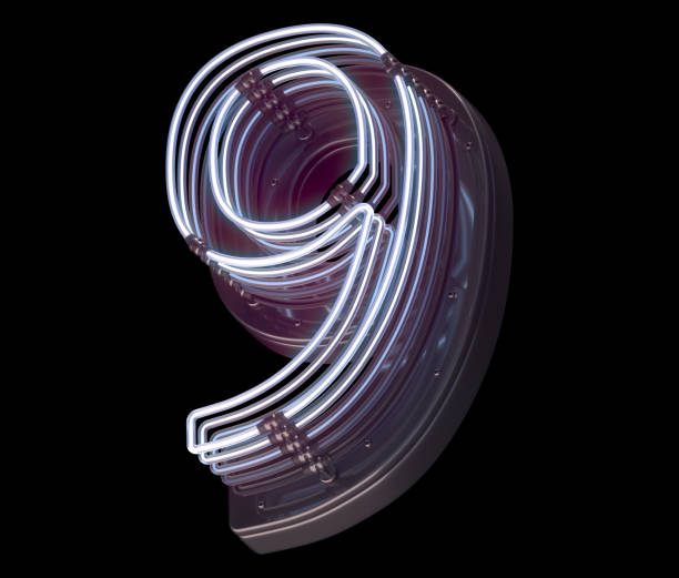 istock Triple fading neon font. 1341513620