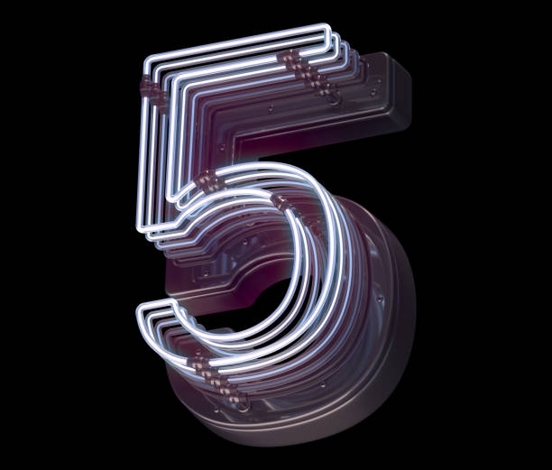 istock Triple fading neon font. 1341513644