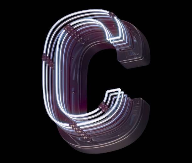 istock Triple fading neon font. 1341513747