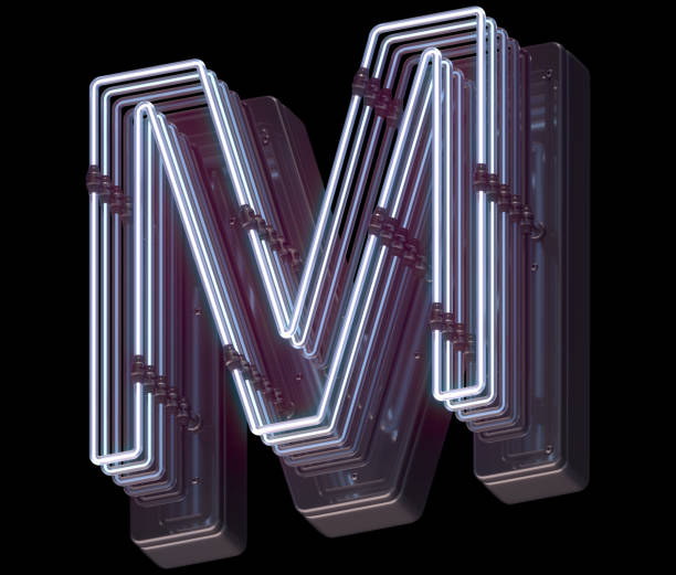 istock Triple fading neon font. 1341513803