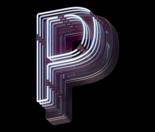 istock Triple fading neon font. 1341513838