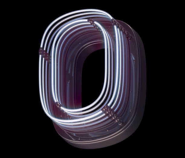 istock Triple fading neon font. 1341513985