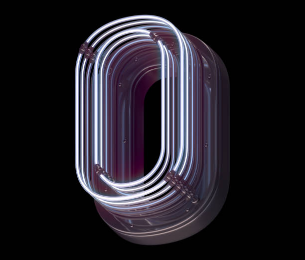 istock Triple fading neon font. 1341514085
