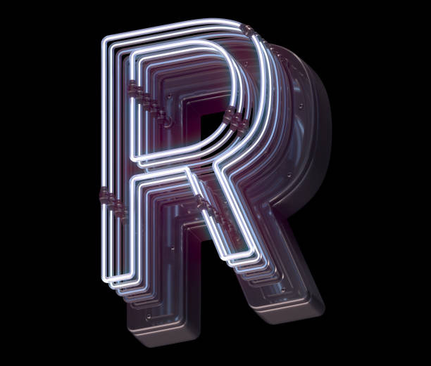 istock Triple fading neon font. 1341514239