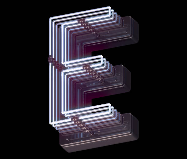 istock Triple fading neon font. 1341514253
