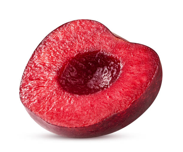 istock Sweet cherry berry cut in half 1341523457