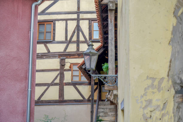 Berching, Bacham is a Bavarian town in the Neumarkt district in the Upper Palatinate. Photographed in autumn in the Franconian Alb on the Main Danube Canal and with the Sulz river