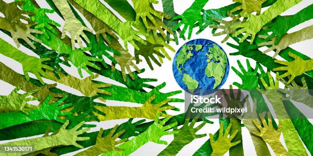 Planet Earth Stock Photo - Download Image Now - Save The Planet, Recycling, Recycling Symbol