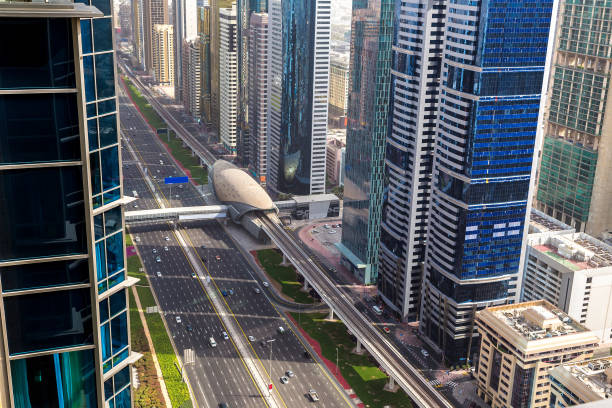 istock Aerial view of  Dubai 1341532489