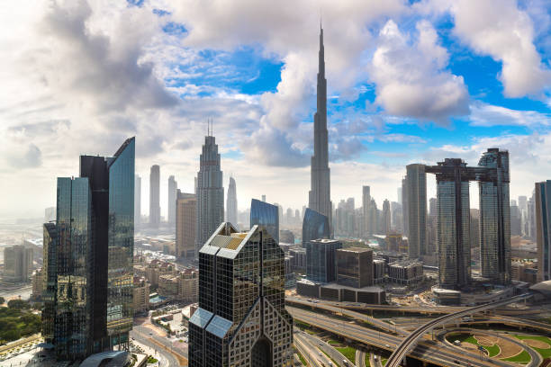 istock Aerial view of Dubai 1341532550