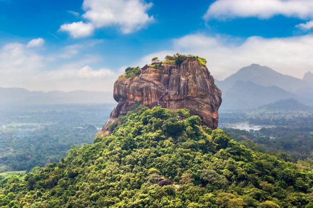 Lion Rock In Sigiriya Stock Photo - Download Image Now - Above, Aerial  View, Ancient - iStock