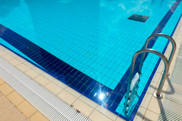 istock Swimming Pool with Ladder 1341536859