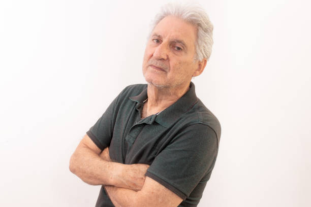istock Caucasian male portrait with white background 1341539382