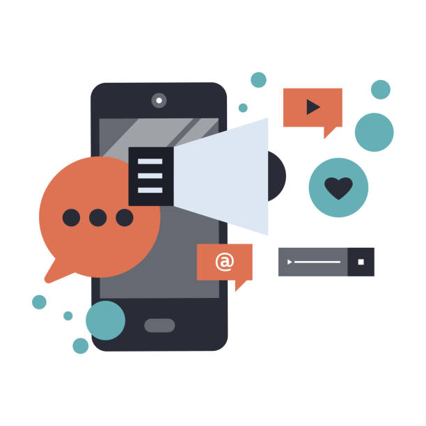 istock Digital marketing, advertising and promotion concept. Flat vector illustration. 1341545141