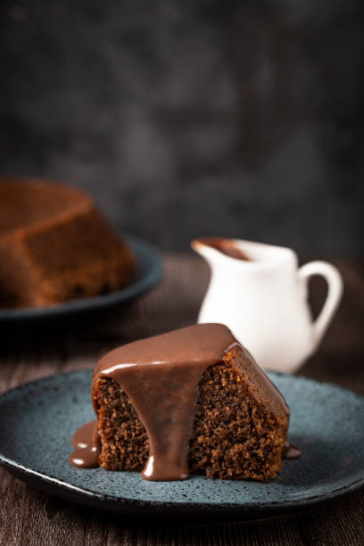 istock Delicious slice of chocolate cake. 1341545437