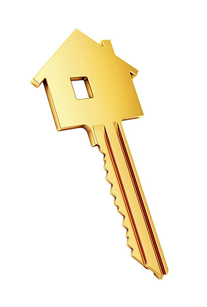 골드 집열쇠 - residential home 이미지 뉴스 사진 이미지