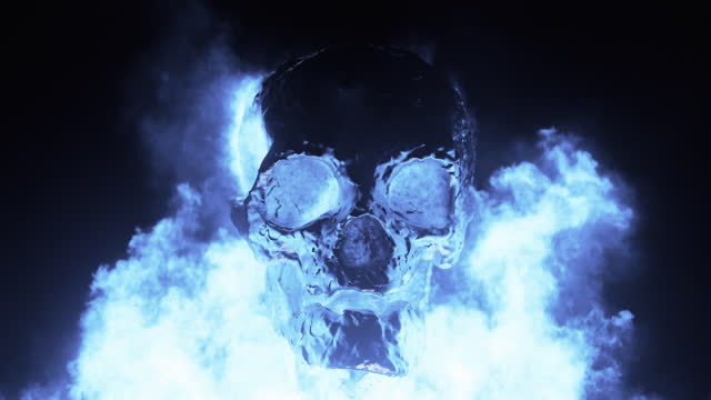 Fire Skull Stock Videos and Royalty-Free Footage - iStock