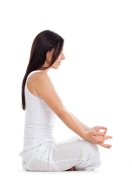 istock woman exercising yoga 134155287