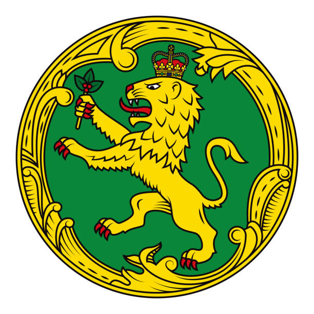 ilustrações de stock, clip art, desenhos animados e ícones de alderney arms - flag of seychelles