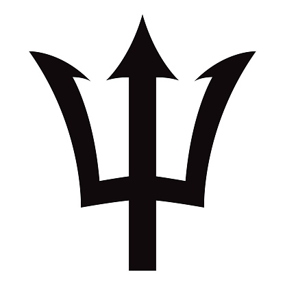 istock Barbados Trident Symbol 1341559855