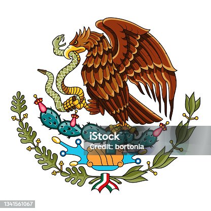 istock United Mexican States (Mexico) Coat of Arms 1341561067
