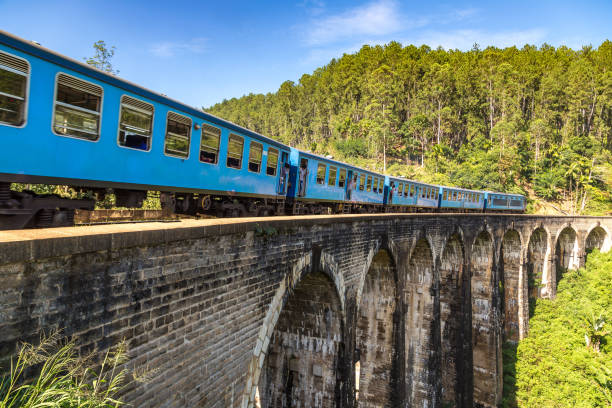istock Train at Nine arch bridge,  Sri Lanka 1341563634