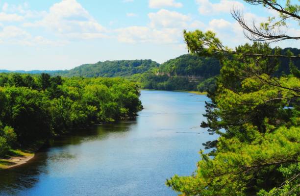 Idyllic view of river