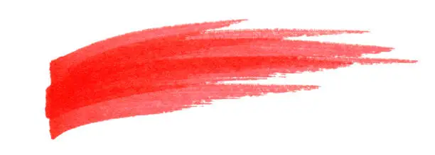 highlight pen brush red for marker, highlighter brush marking for headline, scribble mark stroke of highlighted pen