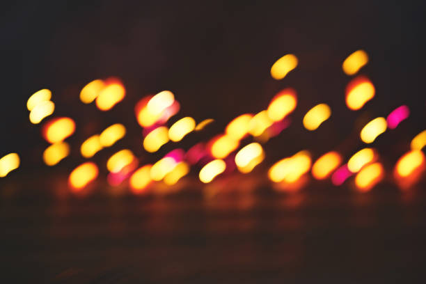 istock Halloween Background of Blurred Lights 1341576048