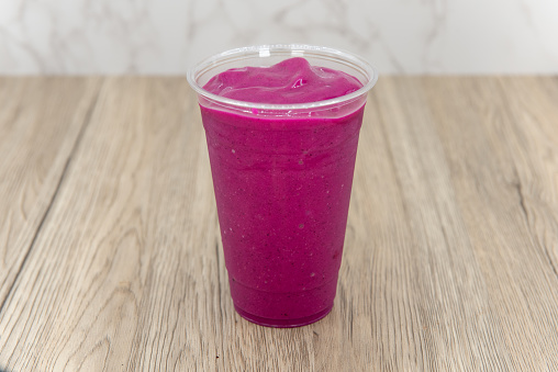 Pitaya smoothie cold drink beverage with blended flavors to increase your immunity and better nutrition.