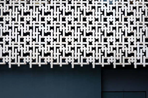 istock Abstract image of big city architectural space. 1341586561