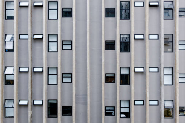 istock Abstract image of big city architectural space. 1341586594