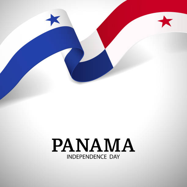 Panama Independence Day. Vector Illustration of Panama Independence Day. panamanian flag stock illustrations