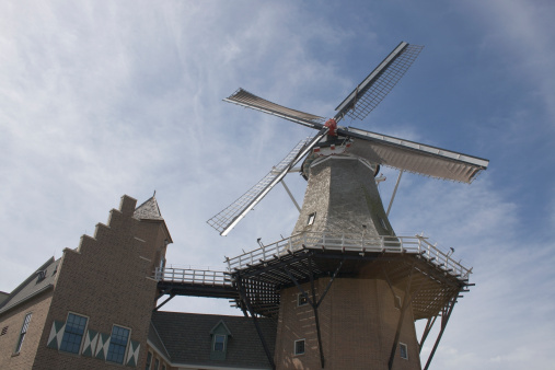 Historic windmill in Pella, Iowa.
