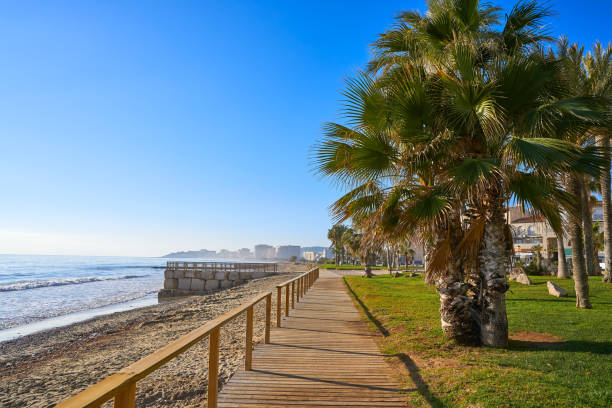 istock Oropesa de Mar beach park in Castellon 1341607975