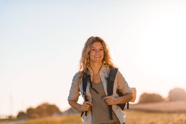 istock Young woman on a road trip 1341608232