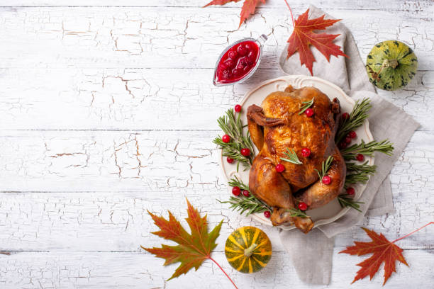 istock Baked turkey or chicken for holiday 1341619608