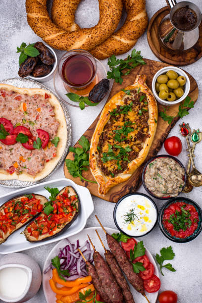istock Traditional Turkish or Middle eastern dishes 1341619808