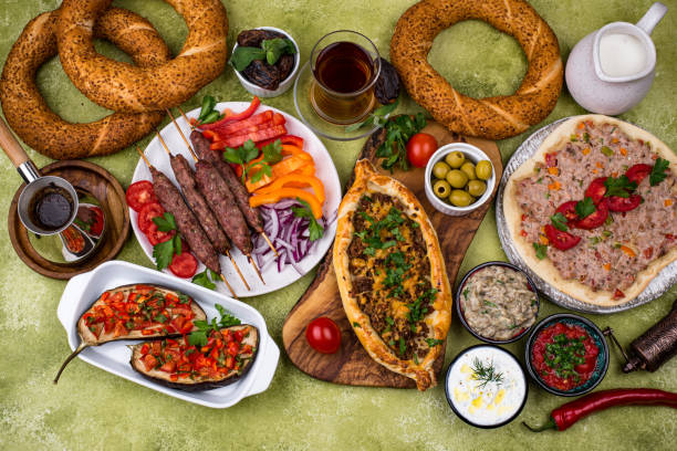 istock Traditional Turkish or Middle eastern dishes 1341619809