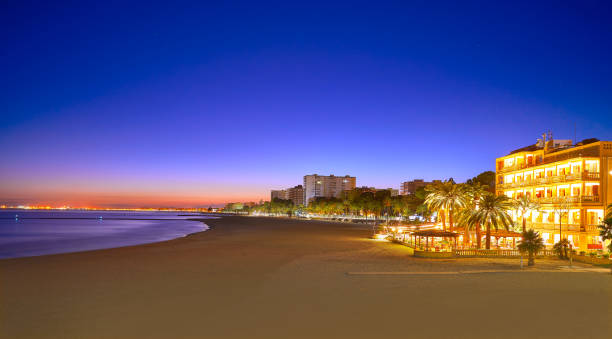istock Benicassim beach sunset in Castellon 1341620901