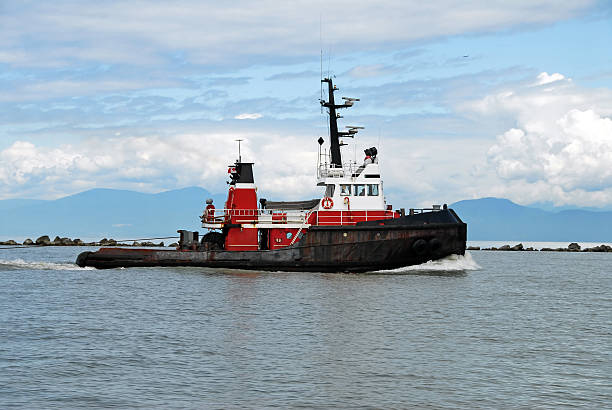 예인선 있는 하버 - tugboat 뉴스 사진 이미지